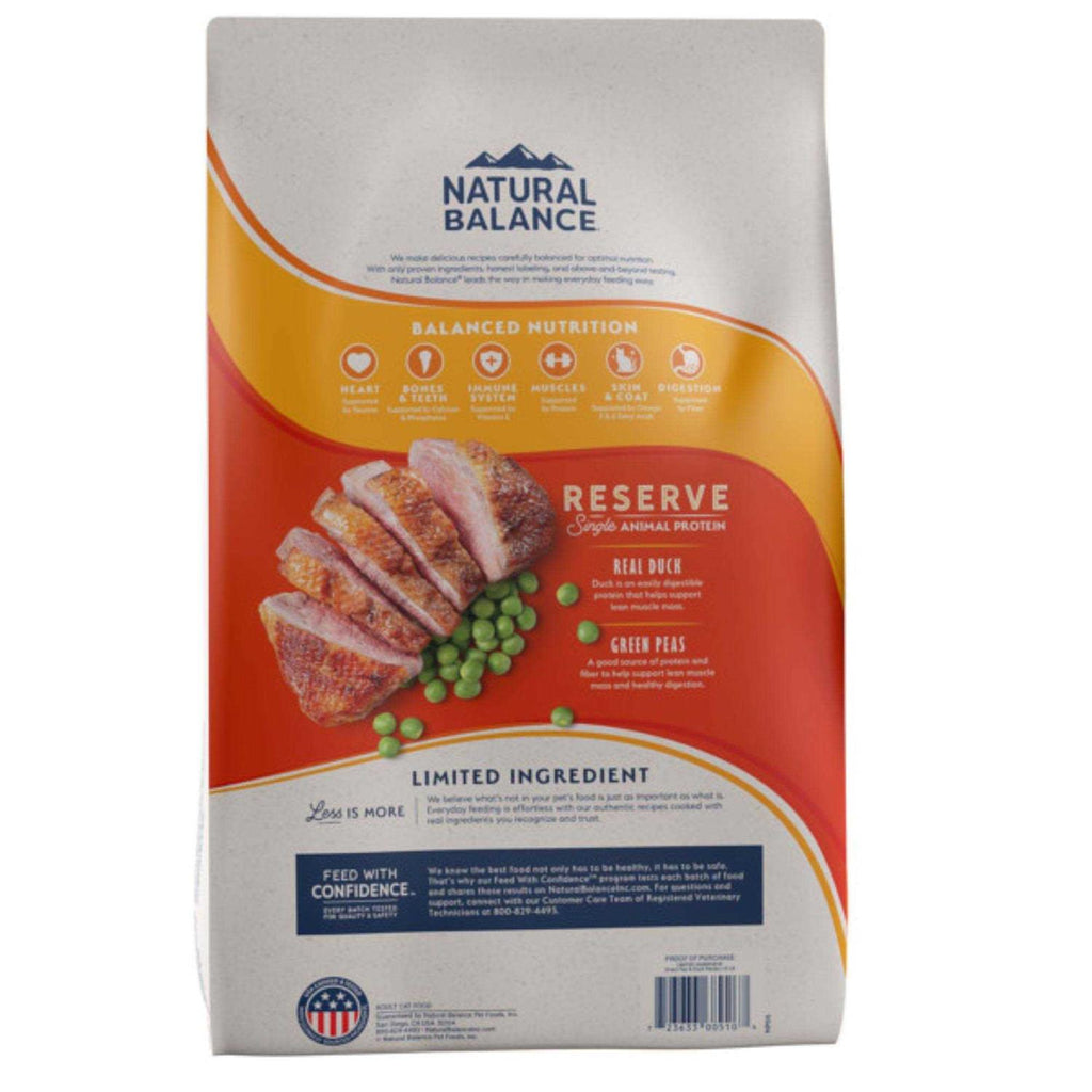 Limited Ingredient Duck & Green Pea Grain-Free Dry Cat Food P604