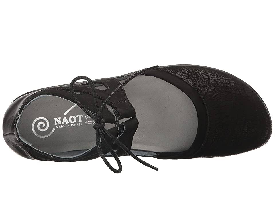 Black Crackle Velvet Raven Shoes Q683743