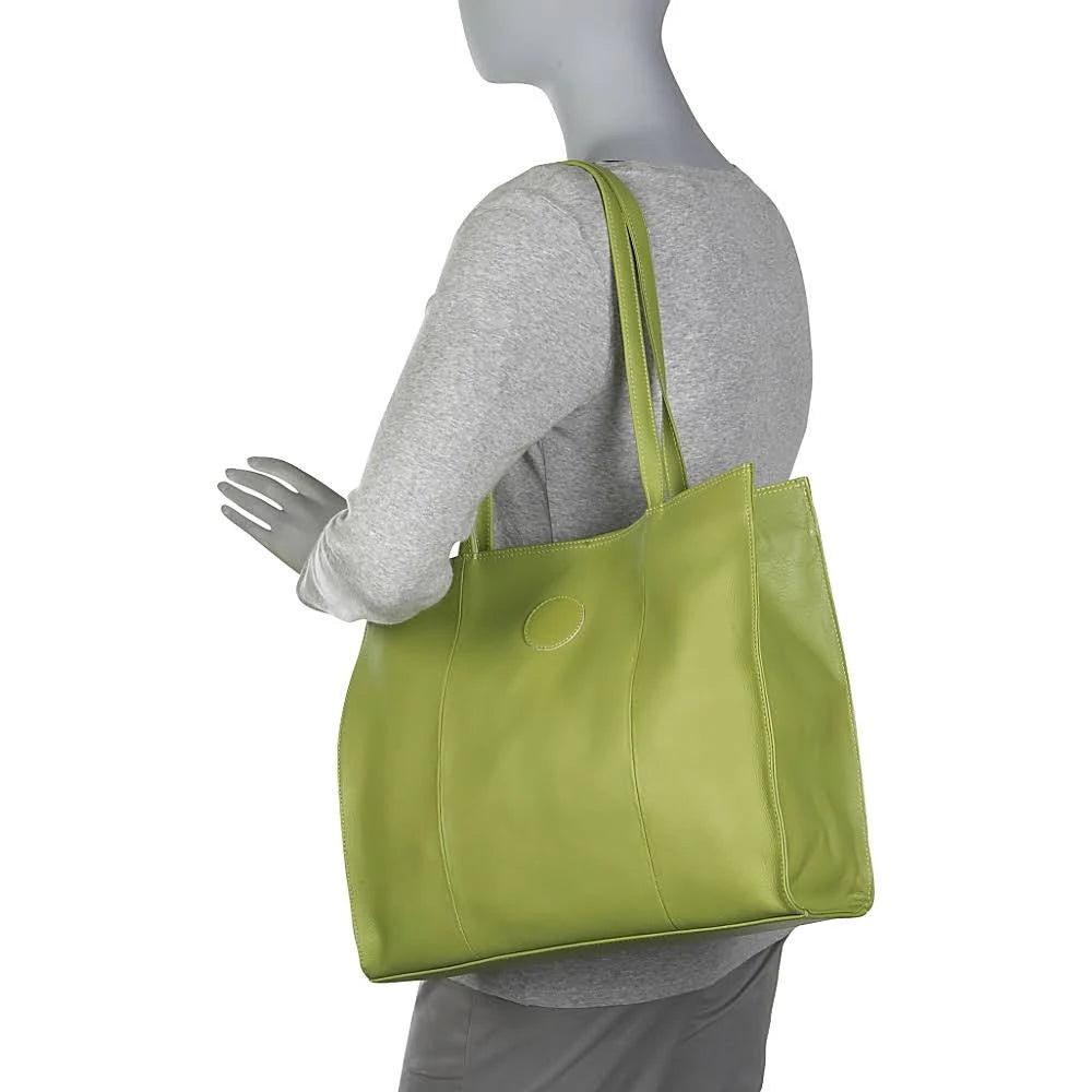 Red Leather Market Bag G13274