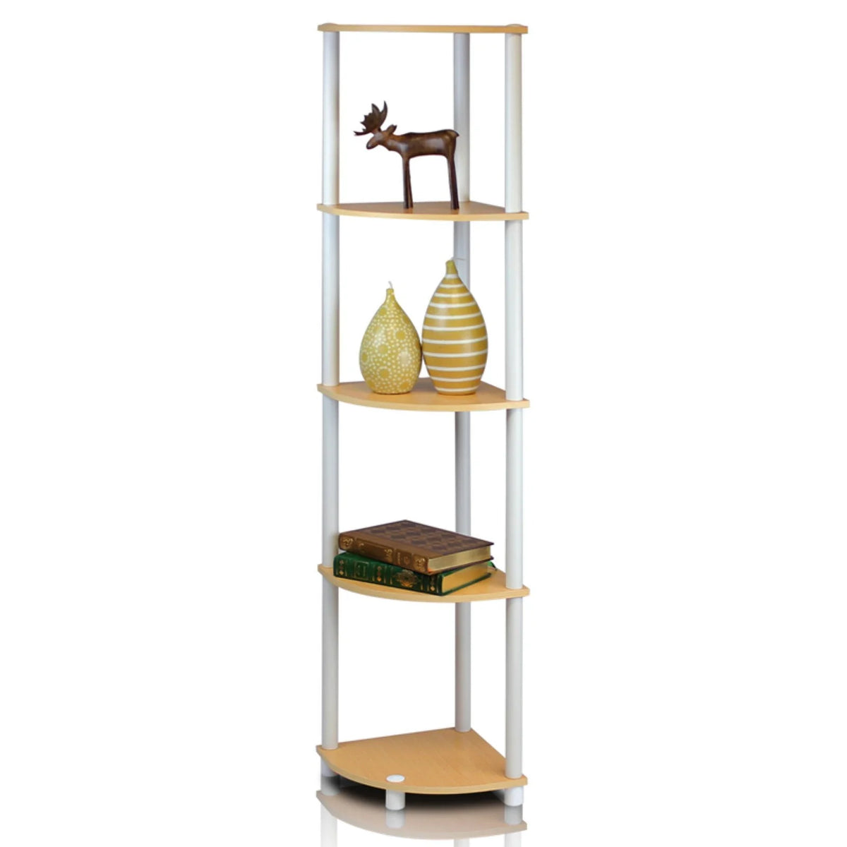 5 Tier Corner Display Rack Shelving Unit X802
