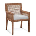 Natural/Gray Houndstooth Dining Chair L360
