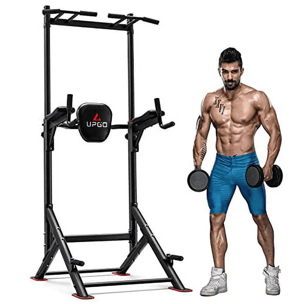 Adjustable Power Tower Dip Station Pull up Bar D913