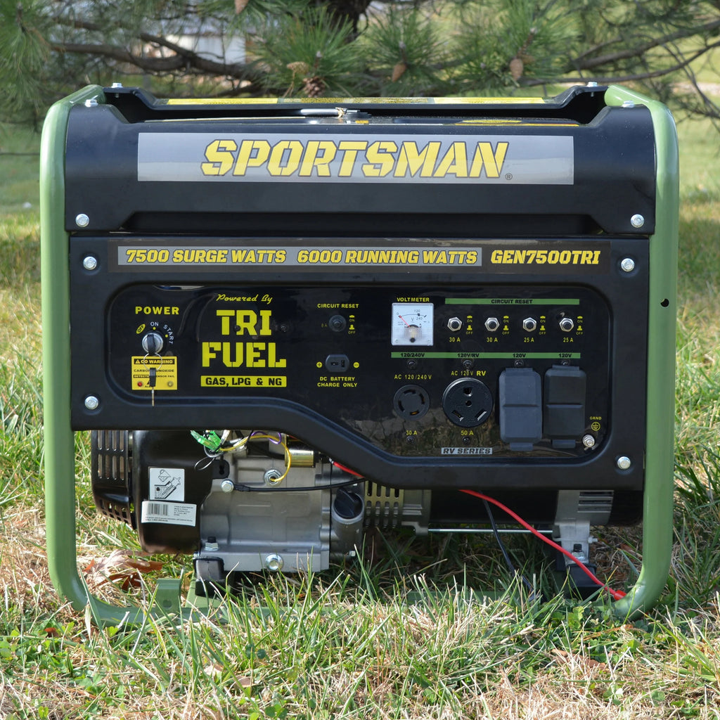7500 Watts Portable Tri-Fuel Generator J1444