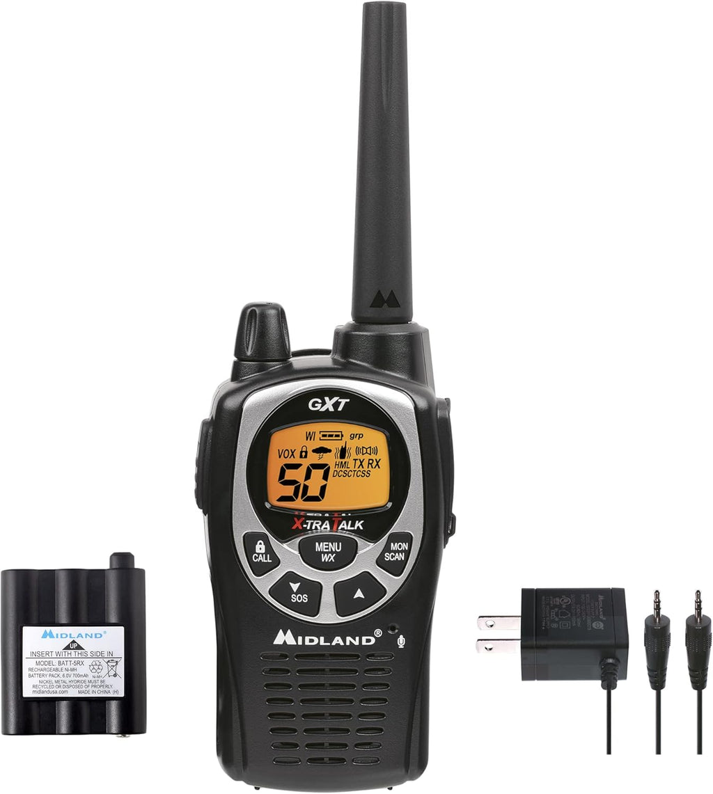 50 Channel Waterproof GMRS Two-Way Radio, Pair Pack Y76237