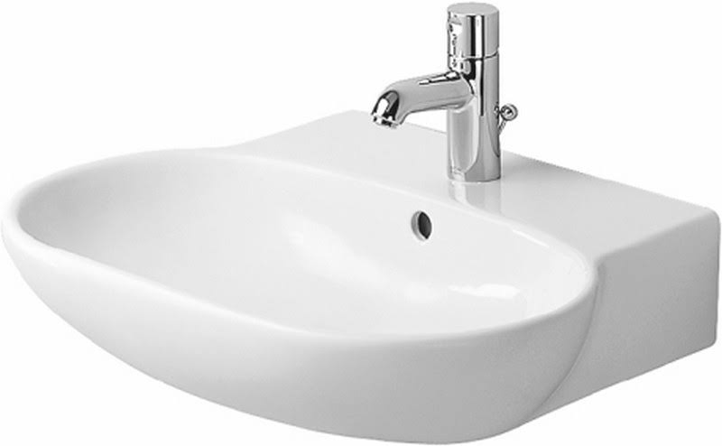 White 23 5/8 inch Washbasin H4473