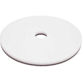 White 20 in. Melamine Floor Pad, 5 per Case Q351261