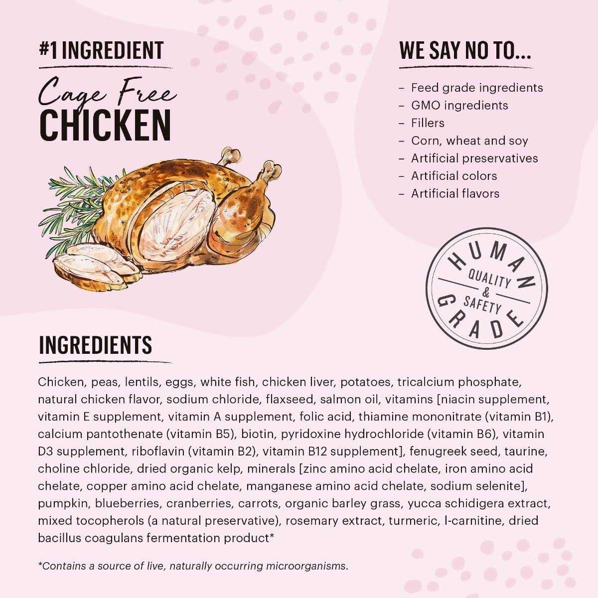 Grain-Free Chicken Fish Dry Cat Food O282