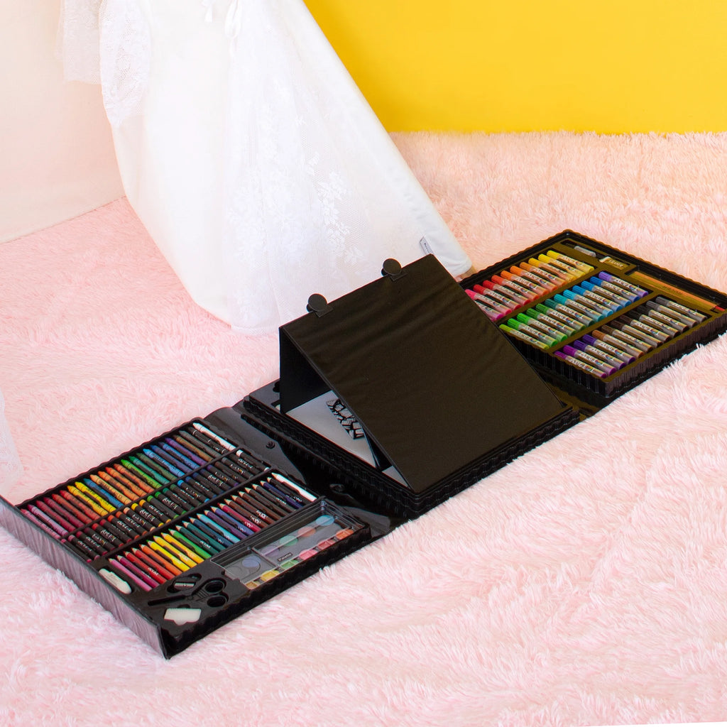150 Pieces Multifunctional Art Set with Pop-up Easel I296277