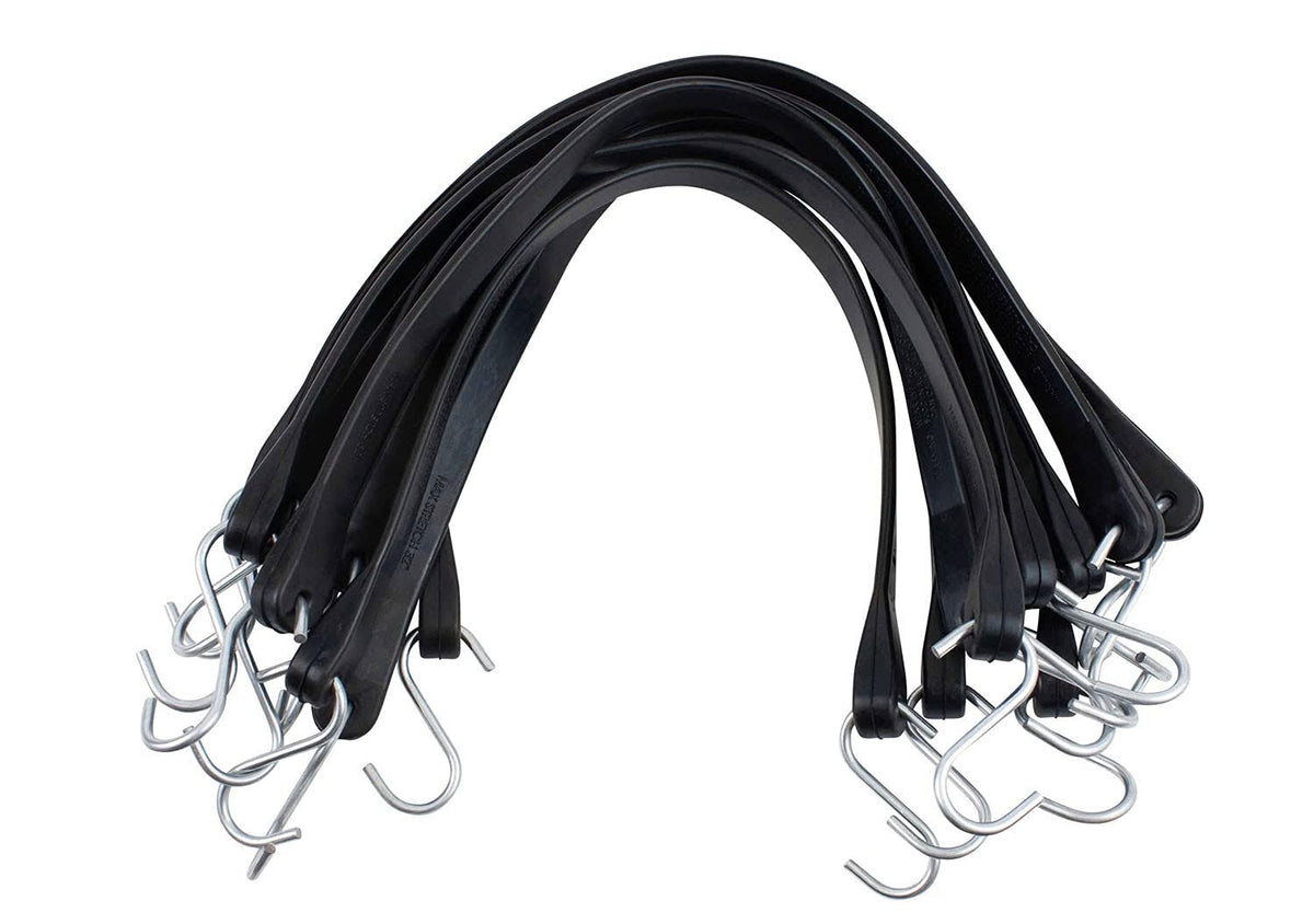 21x22 EPDM Rubber Bungee Straps -50 Pack T84644