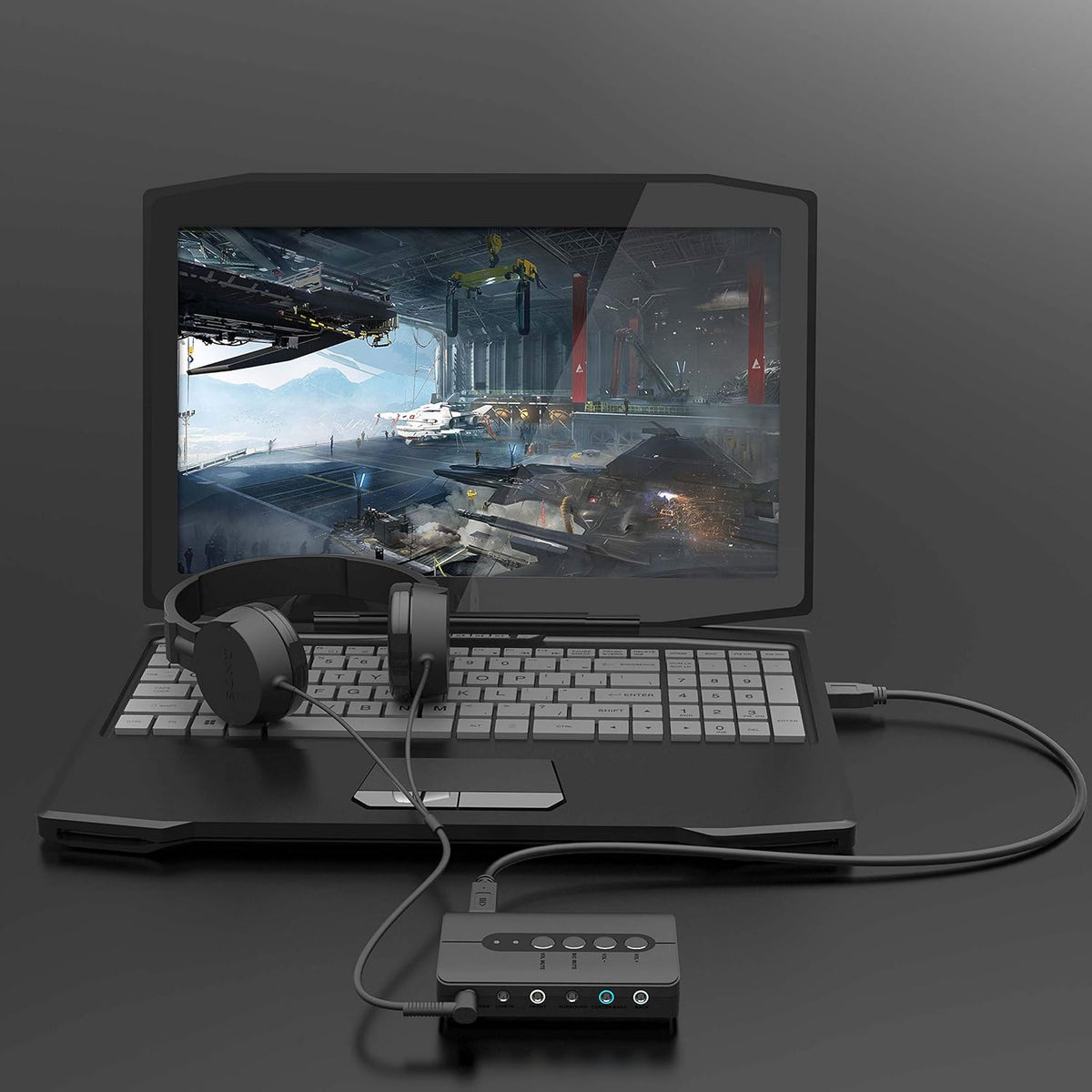External 7.1 USB Sound Card with 3.5mm MIC and SPDIF N947