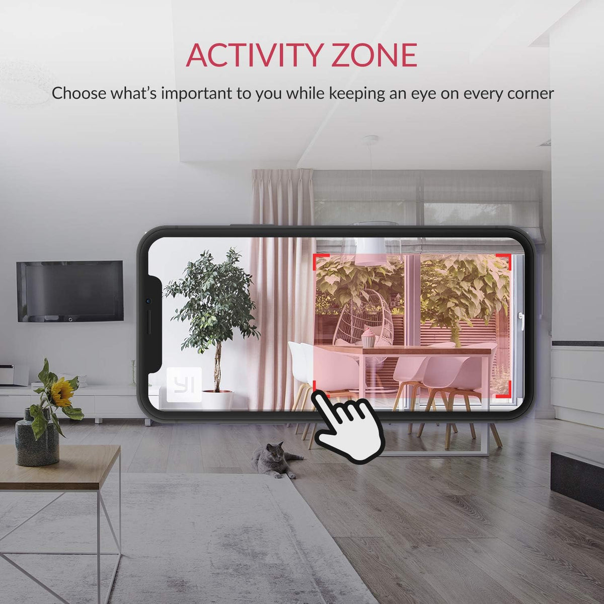 2pc 1080p WiFi Smart Indoor Security Camera with Night Vision W287