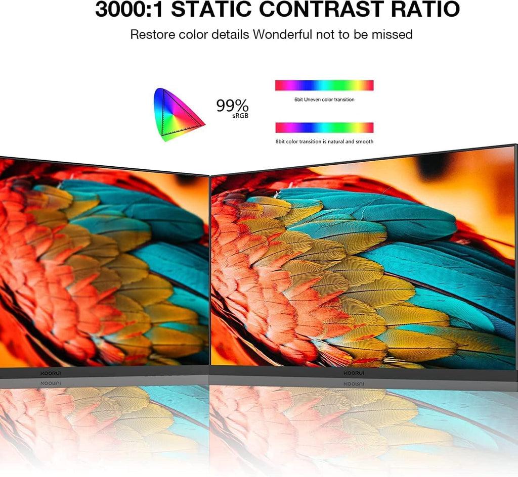 24 inch IPS FHD 1080p LED Monitor, 75Hz, Black F4464