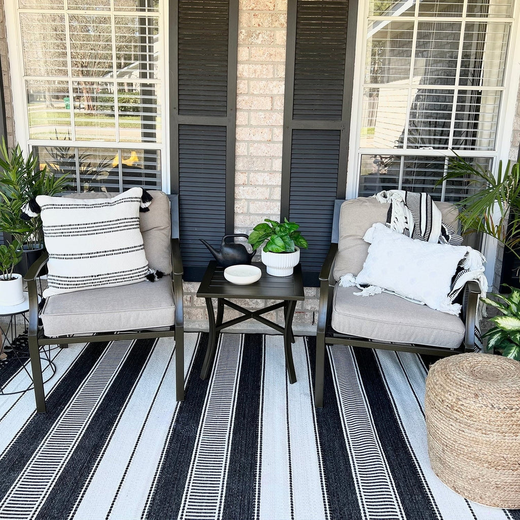 3-piece Padded Patio Conversation Set V37459