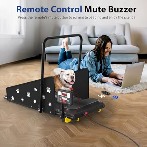 Dog Treadmill 265lbs Weight Capacity with Wheels and Remote Control S18120