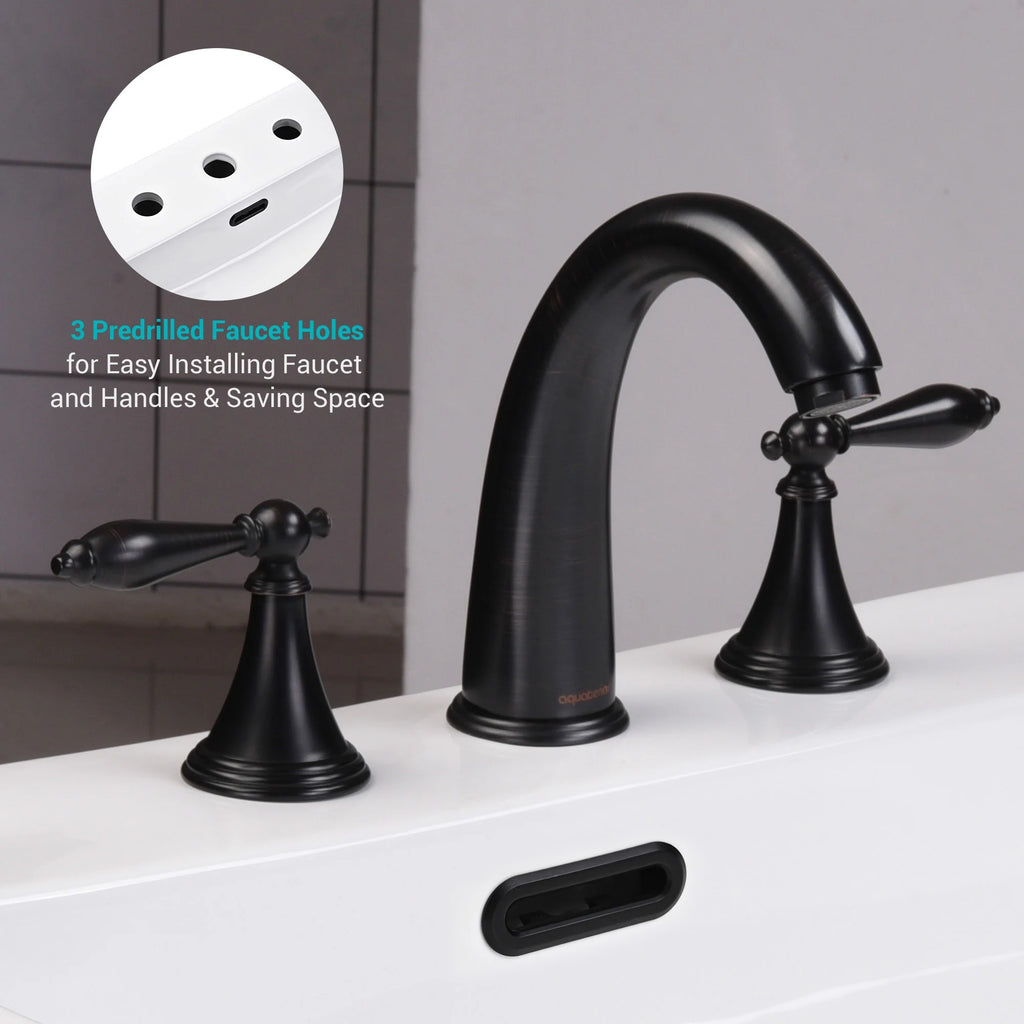 20" Rectangle White Ceramic Vessel Sink P32985