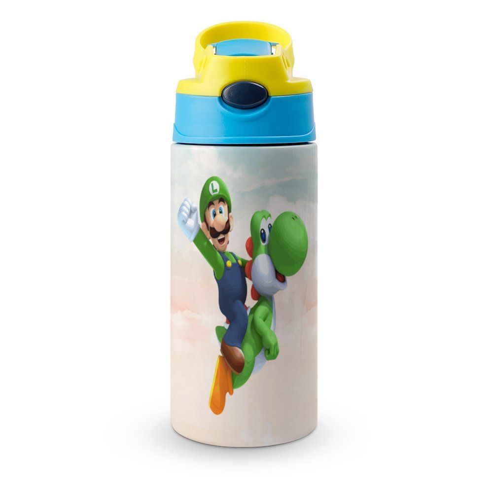 Insulated Water Bottle with Straw Stainless Steel Cup H85272