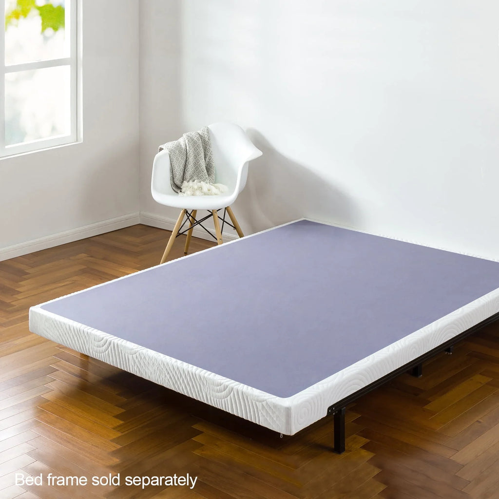 King Metal Box Spring with Wood Slats L4517