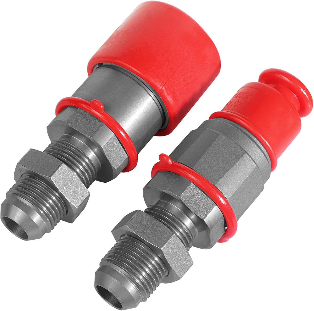 1/2" Body ISO 16028 Flat Face Hydraulic Quick Connect Couplers, 5/8″ JIC Thread, Pack of 2 Q146197