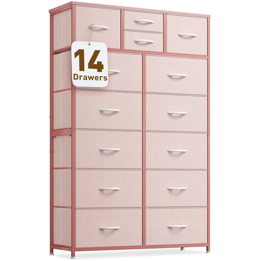 14 Drawer Charcoal Black Dresser L209