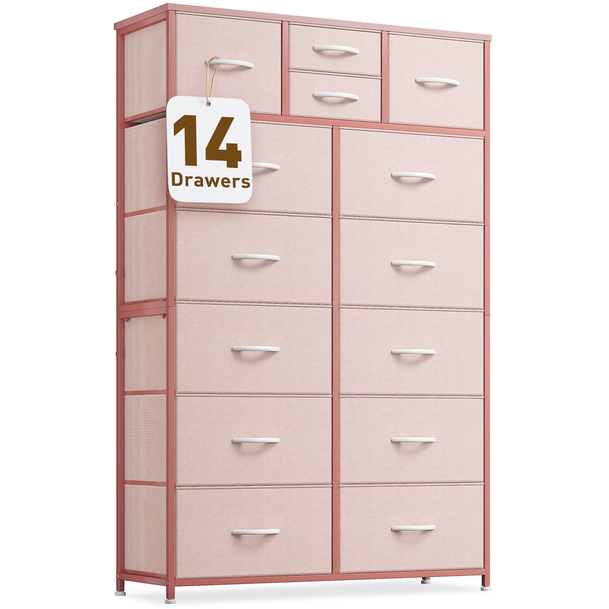 14 Drawer Charcoal Black Dresser L209