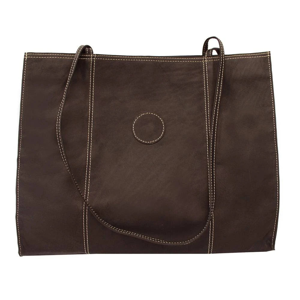 Red Leather Market Bag G13274