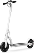 White Folding Electric Scooter with Phone Holder and LCD Display W7227