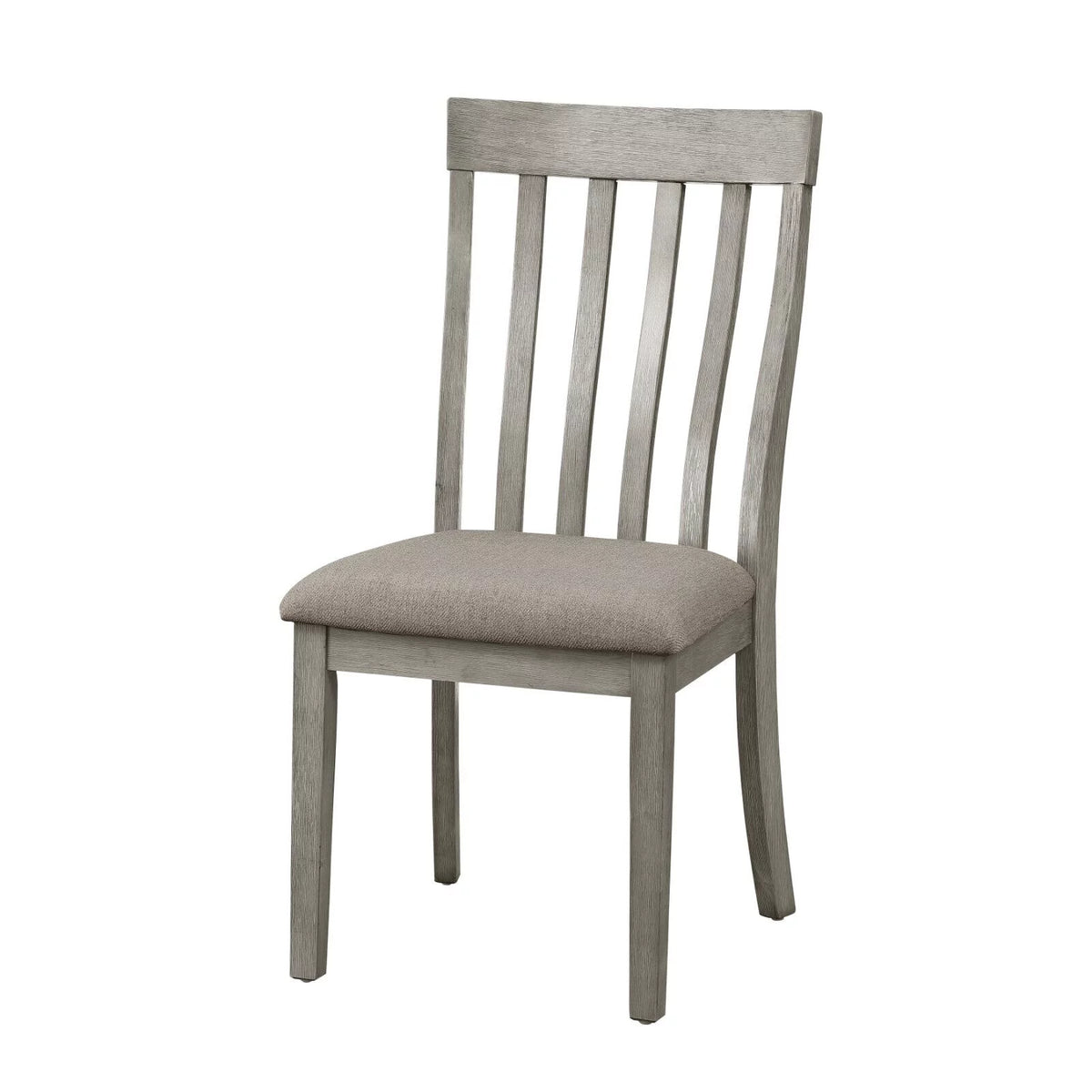 Light Gray 5pc Wooden Dining Set with Drawers D82044