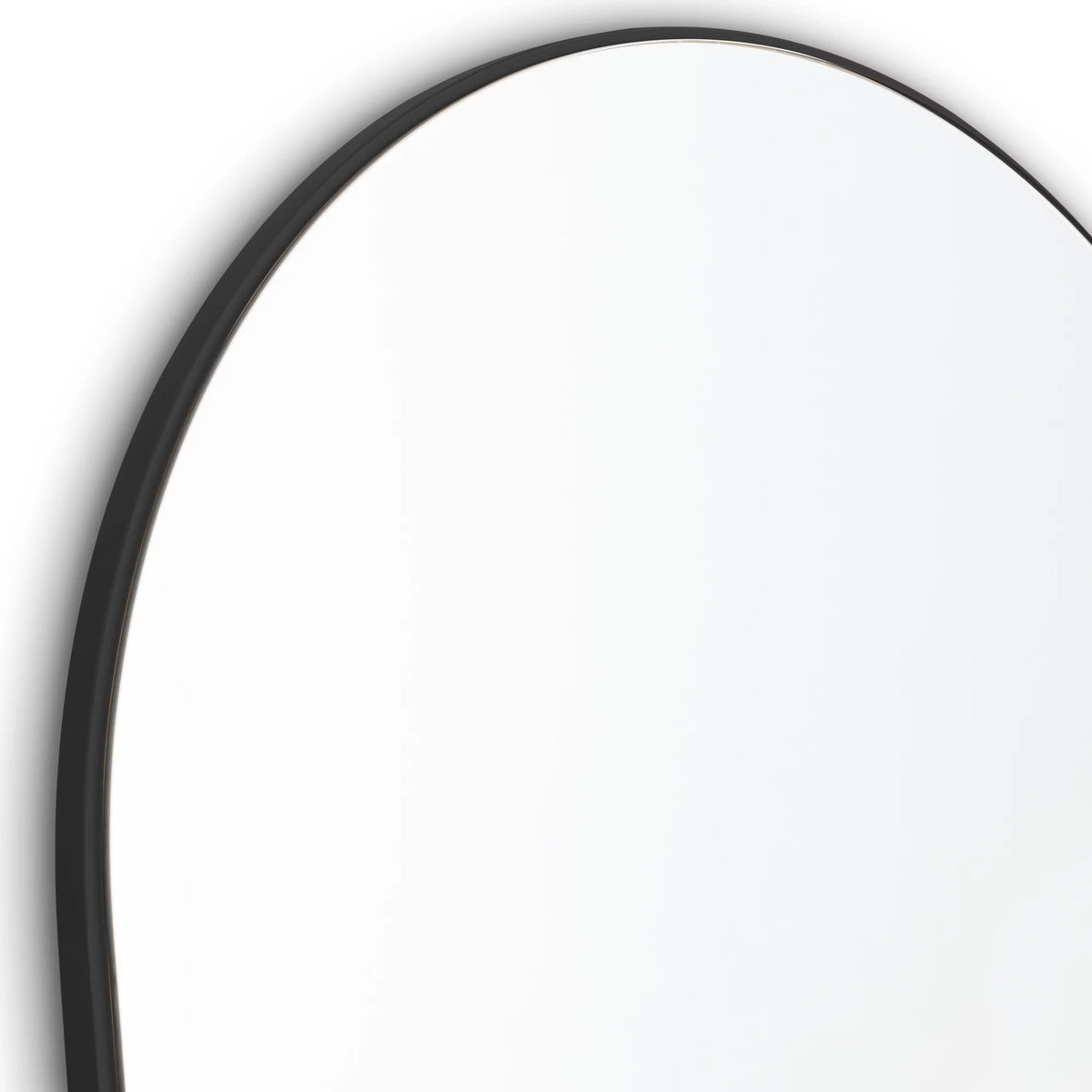 71"x28" Black Arched Full Length Mirror Z1375