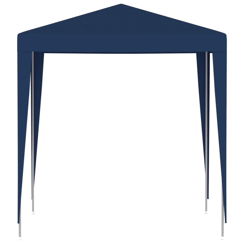 Blue PE Roof Party Tent Gazebo Canopy 6.6ft x 6.6ft x 7.9ft N26263