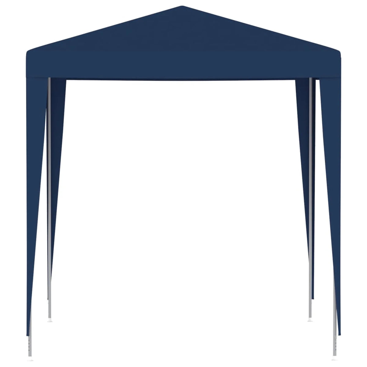 Blue PE Roof Party Tent Gazebo Canopy 6.6ft x 6.6ft x 7.9ft N26263