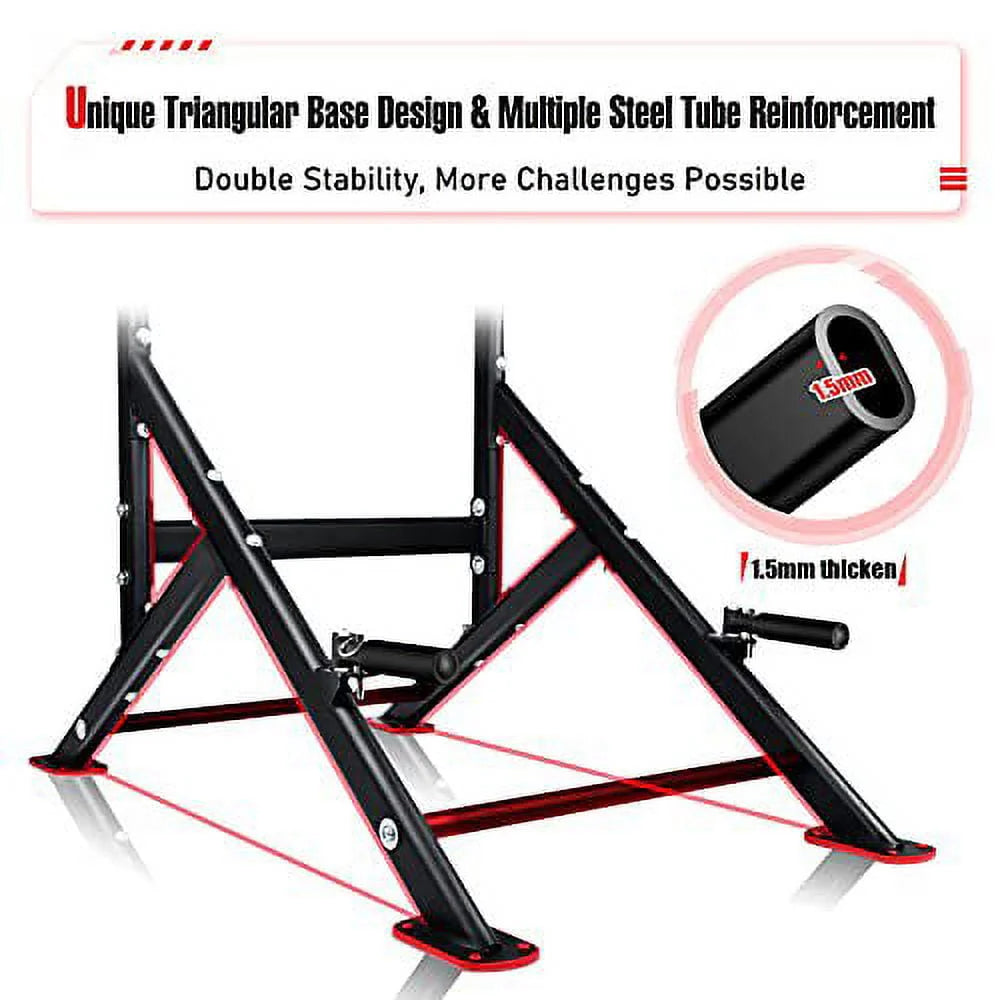 Adjustable Power Tower Dip Station Pull up Bar D913