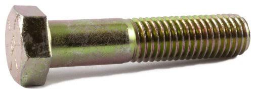 5/8-11 x 2 1/4 Grade 8 Hex Cap Screw Yellow Zinc Plated (150) Z95491