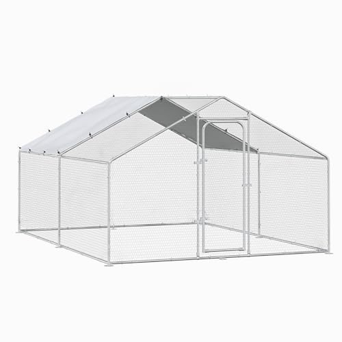 Metal Chicken Coop with Waterproof Cover O865