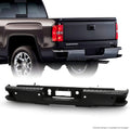 Black Rear Step Bumper with Sensor Holes N90214