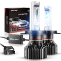 H4 LED Bulbs 20000 Lumens Hi/Lo Dual Beam 6000K White R594281