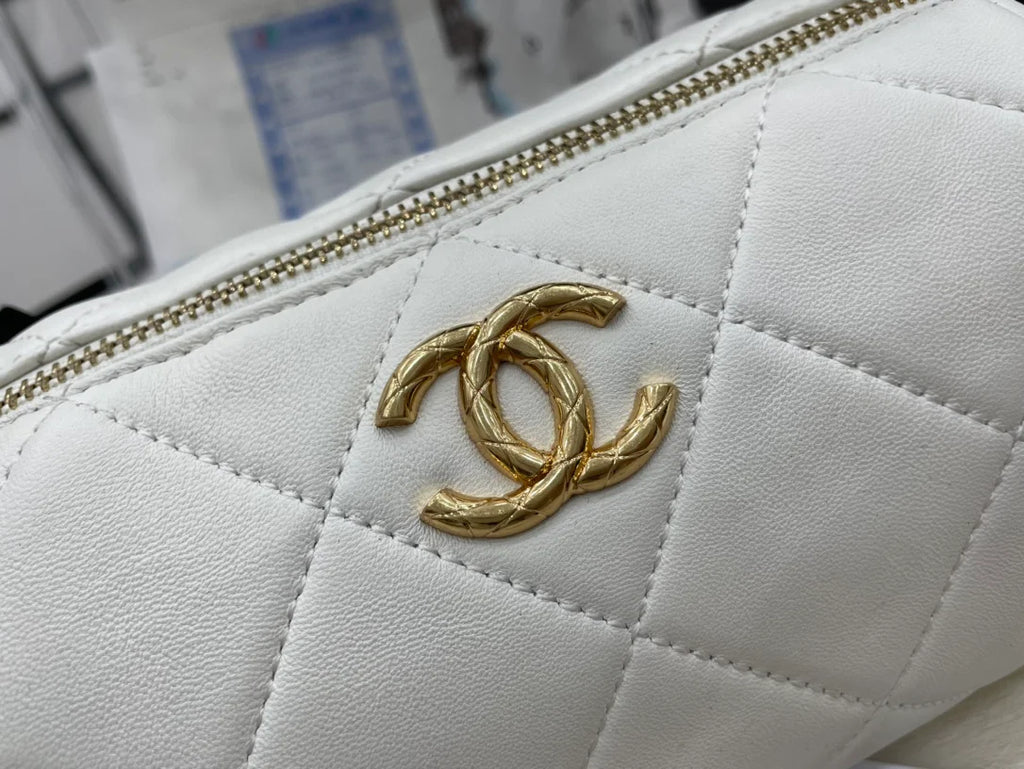 White Mini Bowling Bag T5816