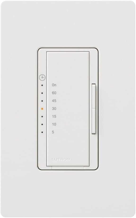 White Countdown Timer for Fans or Halogen and Incandescent Bulbs G381261