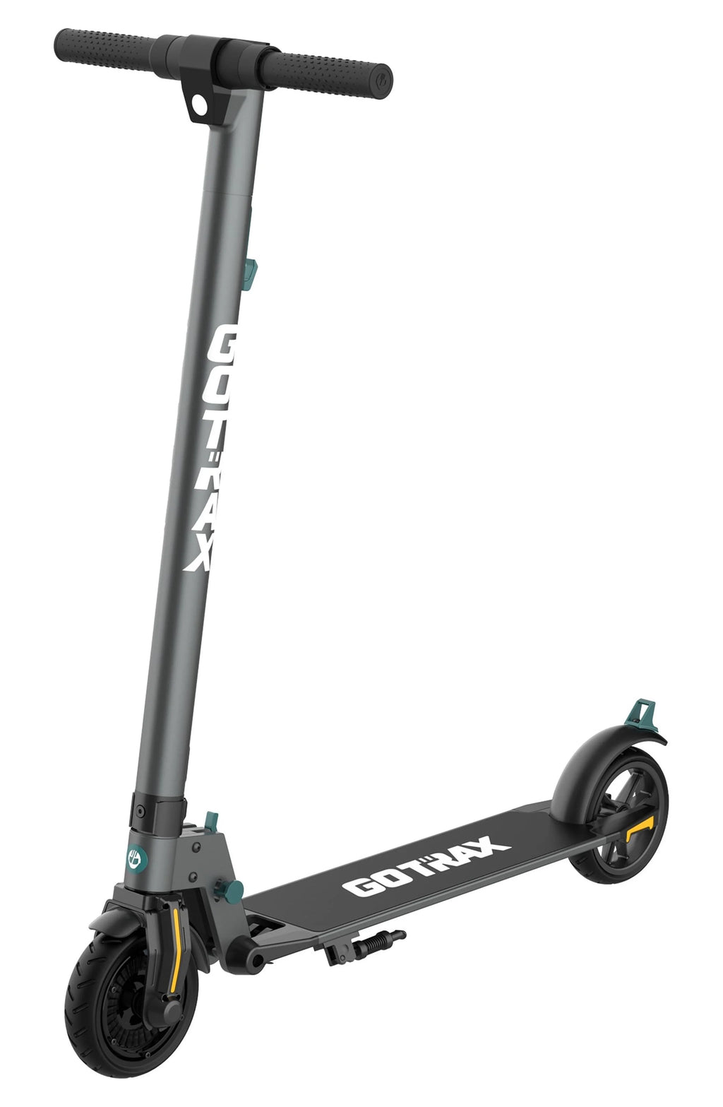 Foldable Electric Scooter with 6 Tires, 200W 12mph, Gray F138472