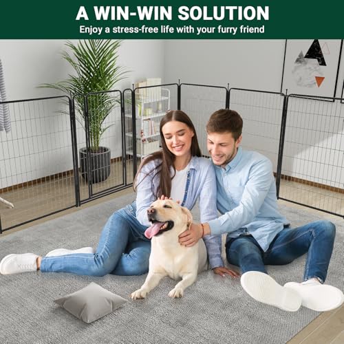 40 inch 18 Ft 8 Panels Heavy Duty Metal Dog Playpen P668