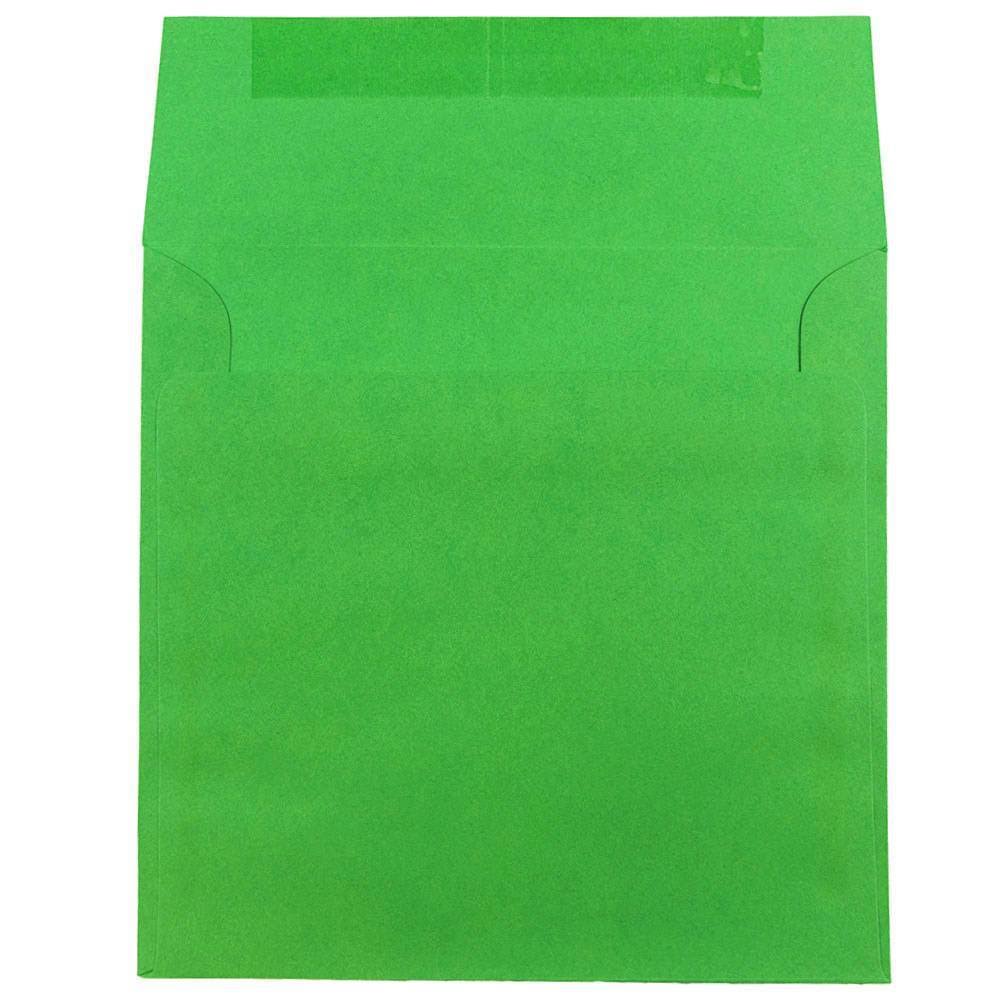 Brite Hue Christmas Green Square Invitation Envelope, 250/Pack G5612