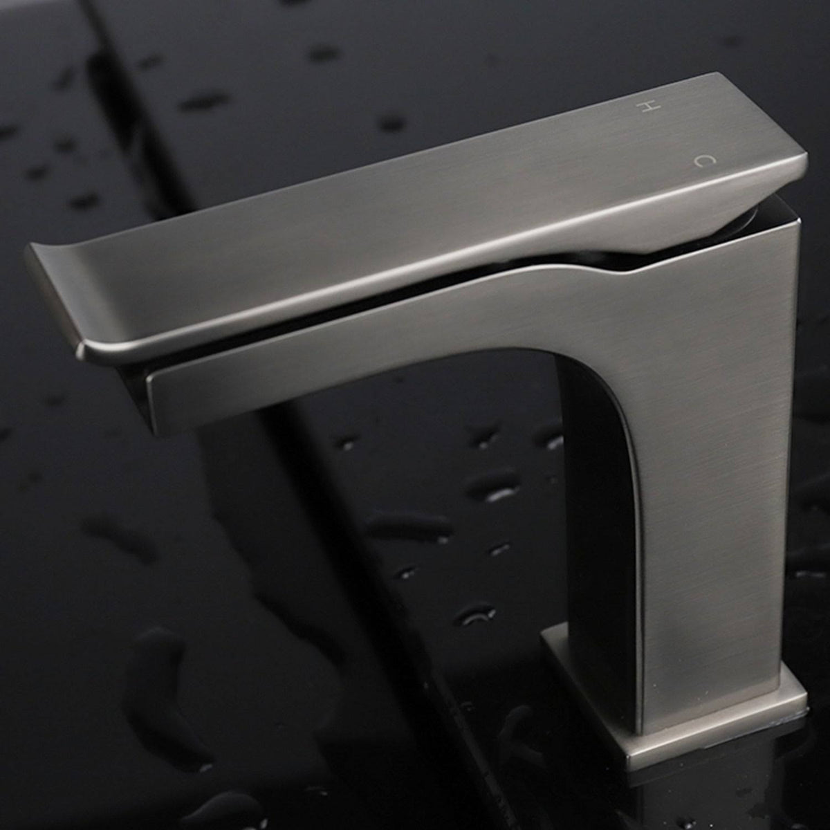 Satin Brass Single-Handle Bathroom Faucet C273