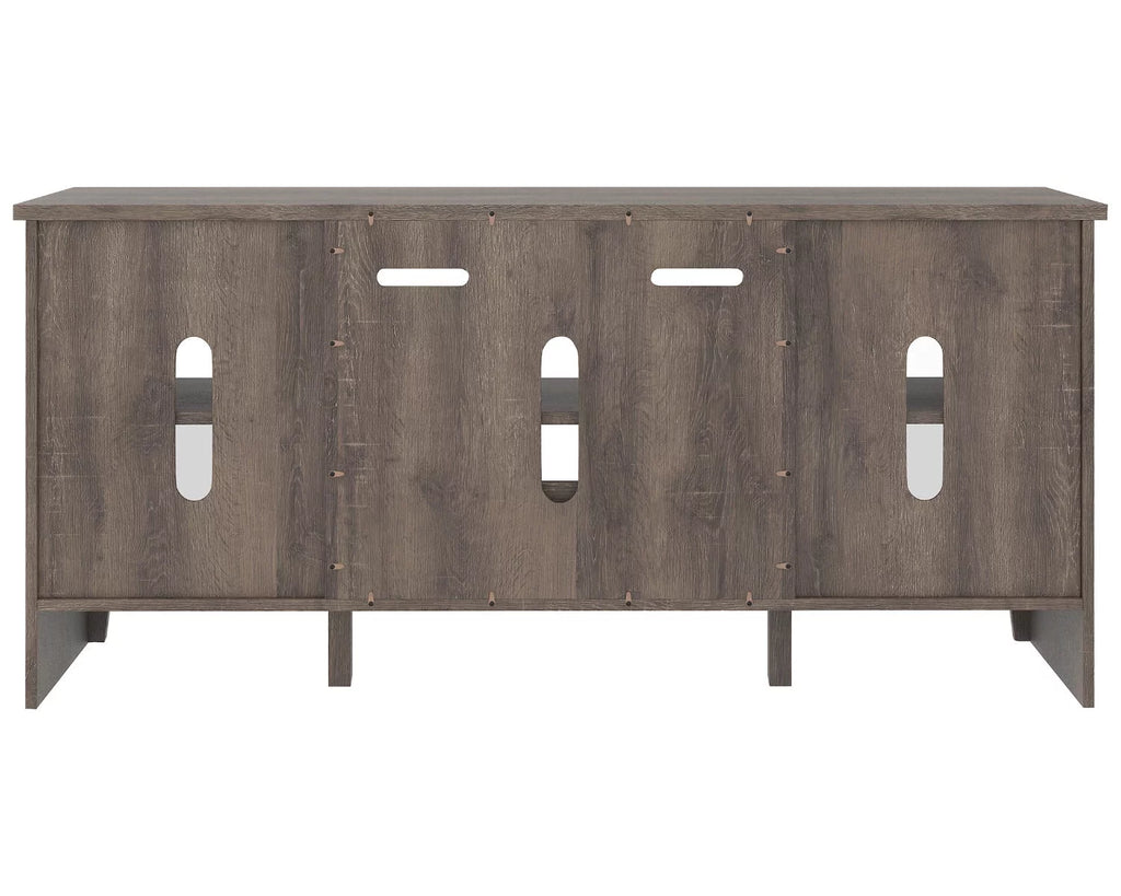 60" Gray TV Stand O342043