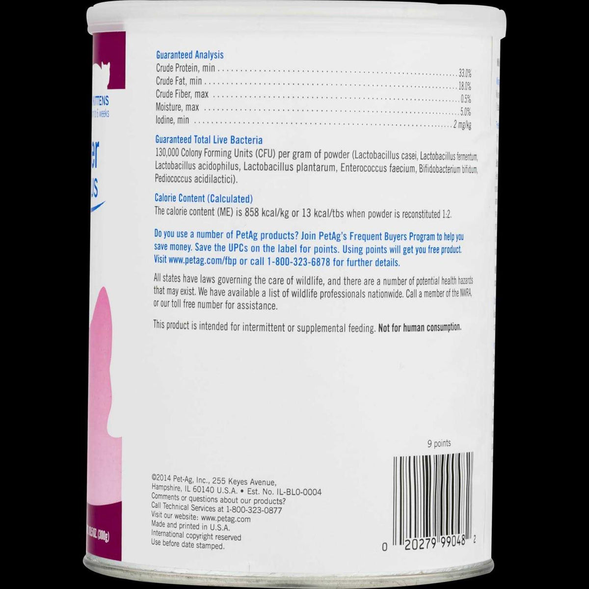 Milk Replacer for Kittens and Cats Q4987